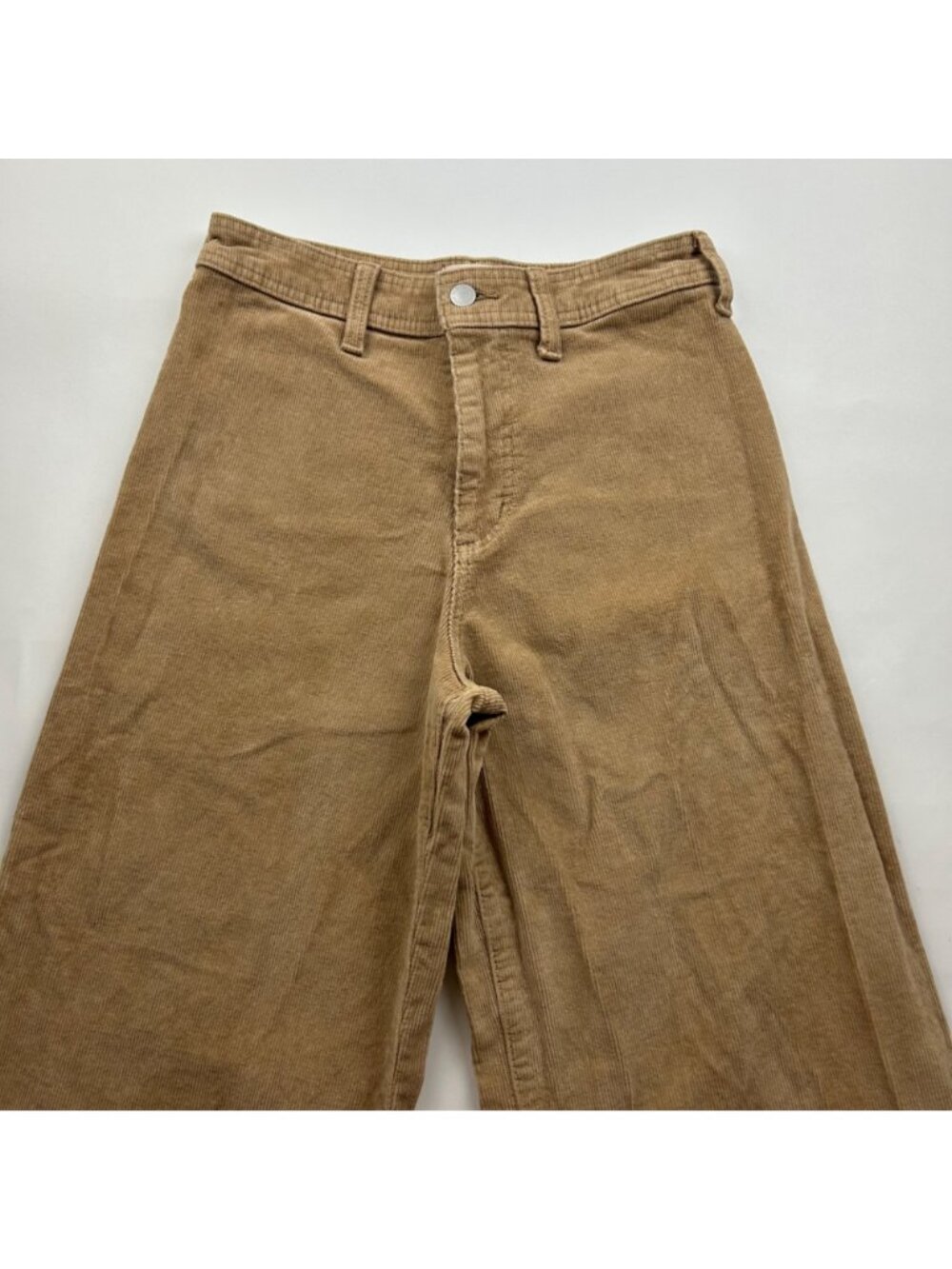 Universal Thread Dark Khaki Pincord Wide Leg Pant 4R - Picture 2 of 6